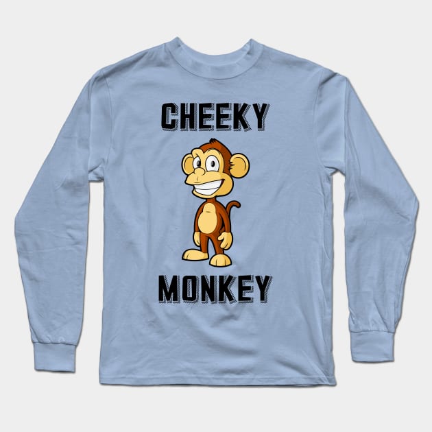 Cheeky Monkey Long Sleeve T-Shirt by NotoriousMedia